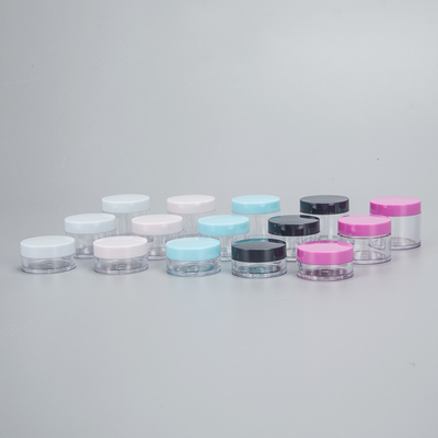 Contenitore cosmetico in plastica stampato su misura sigillato con guarnizione sensibile alla pressione