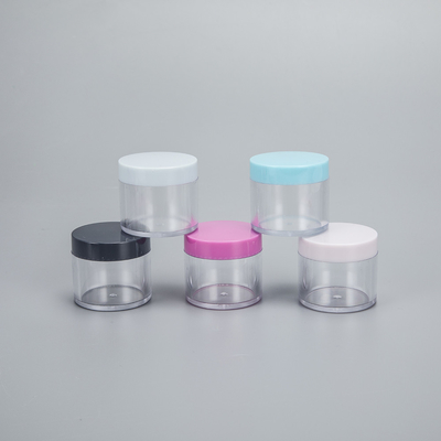 Vaso cosmetico di plastica personalizzato con guarnizione sensibile alla pressione
