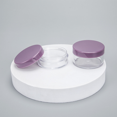 Vaso cosmetico di plastica personalizzato con guarnizione sensibile alla pressione