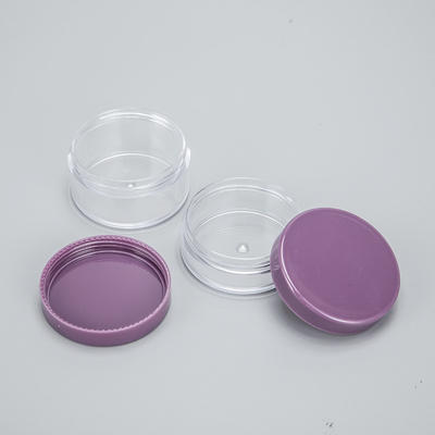 Vaso cosmetico di plastica personalizzato con guarnizione sensibile alla pressione