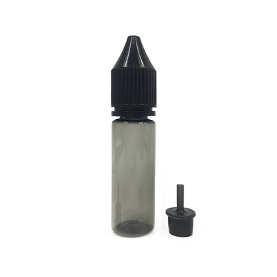 Bottiglie di plastica in PET da 15 ml per succo di olio essenziale con sigillante del tappo della bottiglia
