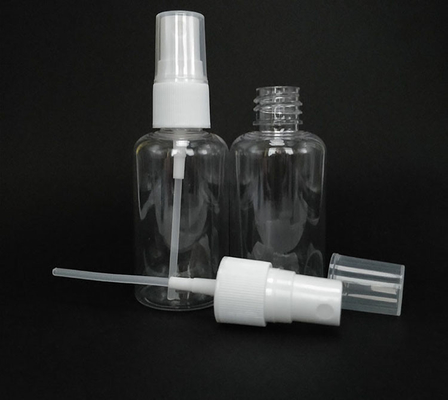 Bottiglia spray per imballaggio cosmetico in plastica PET di alta capacità 100ml 120ml 150ml 200ml 250ml 500ml bianca trasparente ambra blu