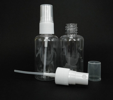Bottiglia spray per imballaggio cosmetico in plastica PET di alta capacità 100ml 120ml 150ml 200ml 250ml 500ml bianca trasparente ambra blu