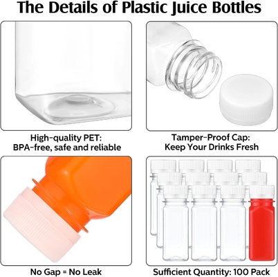 Bottiglia rotonda di spray in plastica in PET
