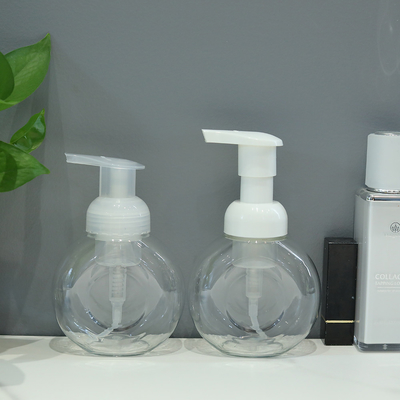 Funzione di distribuzione Bottiglia PET in plastica trasparente con tipo di chiusura della pompa