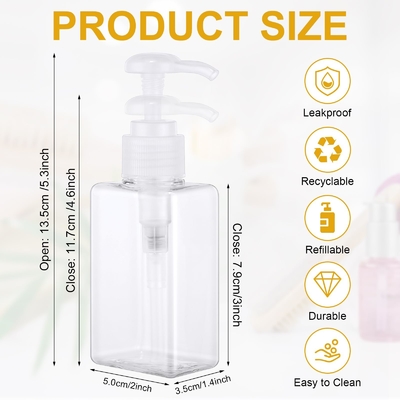 Bottiglie di idratante artificiale da 50 ml perfette per le creme idratanti