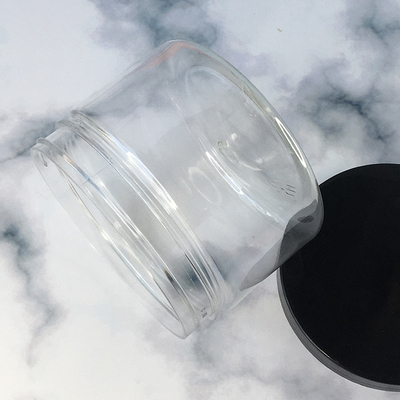 100 ml 8 oz 500 ml 1000 ml contenitore di plastica trasparente per animali da compagnia contenitore di crema cosmetica per alimenti con coperchio