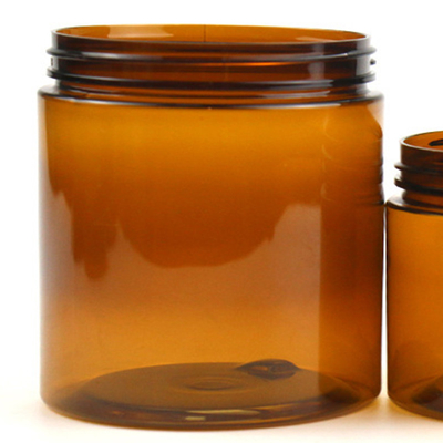 Contenitori di contenitori di plastica trasparente con confezione in cartone di carta di capacità da 2 oz a 8 oz