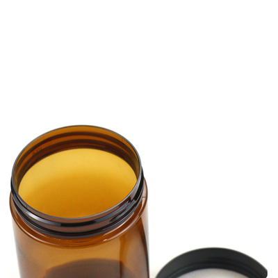Contenitori di contenitori di plastica trasparente con confezione in cartone di carta di capacità da 2 oz a 8 oz