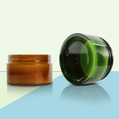 Contenitori di contenitori di plastica trasparente con confezione in cartone di carta di capacità da 2 oz a 8 oz