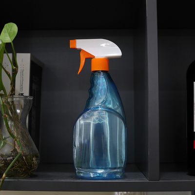 Bottiglia di pompa di trigger per la pulizia domestica eco-compatibile / bottiglia di spruzzo aerosol con logo personalizzato
