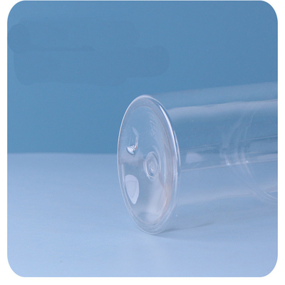 Contenitori di barattoli di plastica trasparenti personalizzati Capo di tenuta in alluminio Sigillo sensibile alla pressione
