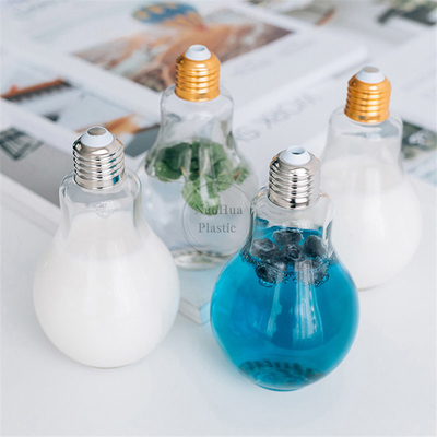 Modern Leak Proof Milk Tea Bottles Square Round 120ml 250ml 350ml 500ml Screw On Lid Isolato
