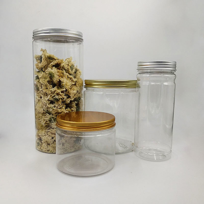 Contenitori di vasetti di plastica personalizzati / contenitori di plastica contenitori con sigillo sensibile alla pressione