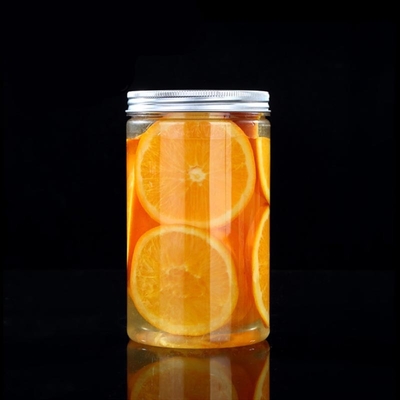 Al dettaglio 250 ml 300 ml di vetro trasparente di qualità alimentare, sigillato, PET, contenitori di plastica vuoti