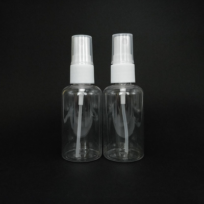 Bottiglie di spray di plastica in PET classiche rotonde superficie liscia diverse capacità per l'uso quotidiano