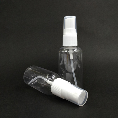 Bottiglie di spray di plastica in PET classiche rotonde superficie liscia diverse capacità per l'uso quotidiano