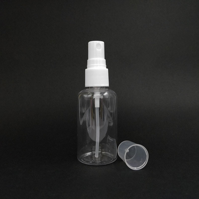 Bottiglie di spray di plastica in PET classiche rotonde superficie liscia diverse capacità per l'uso quotidiano