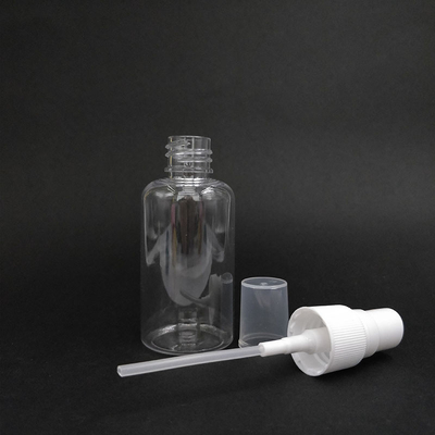 Bottiglie di spray di plastica in PET classiche rotonde superficie liscia diverse capacità per l'uso quotidiano