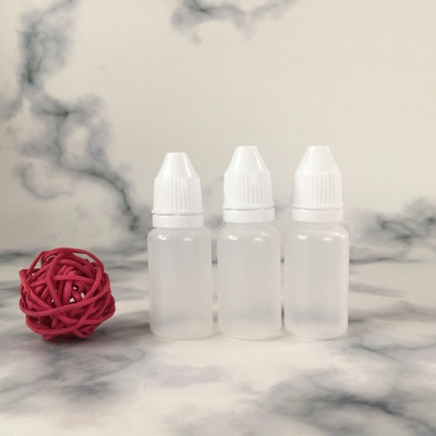 10 ml di bottiglie per gocciolante in vetro con logo personalizzato Gocciolante per liquido nero trasparente con superficie liscia