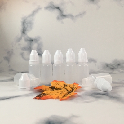 10 ml di bottiglie per gocciolante in vetro con logo personalizzato Gocciolante per liquido nero trasparente con superficie liscia