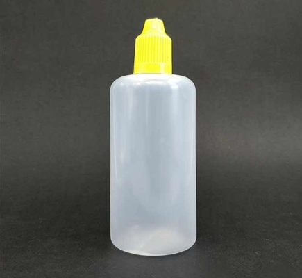 Bottiglie a goccia di vetro Tappo a goccia liscio Dispensatore liquido Trasparente Nero Personalizzare