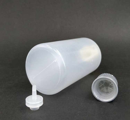 Bottiglie a goccia di vetro Tappo a goccia liscio Dispensatore liquido Trasparente Nero Personalizzare