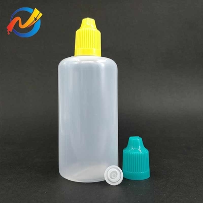 Bottiglie a goccia di vetro Tappo a goccia liscio Dispensatore liquido Trasparente Nero Personalizzare