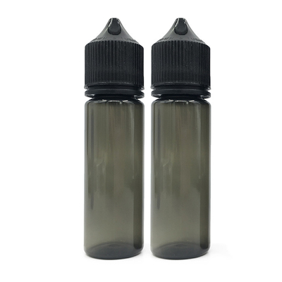 Bottiglie di liquido PET e rotonde trasparenti con schermo a cappuccio a vite stampato in varie dimensioni