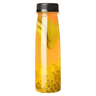 Bottiglie di plastica per tè al latte con capacità di 120 ml 250 ml 350 ml 500 ml rotonde quadrate