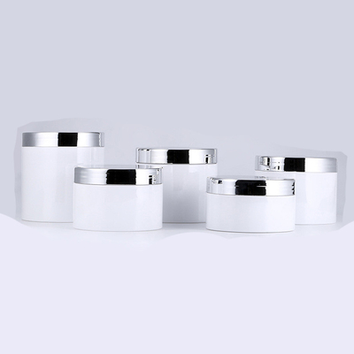 Vaso cosmetico in plastica trasparente stampato su misura Superficie liscia Diverse dimensioni 10ml-150ml