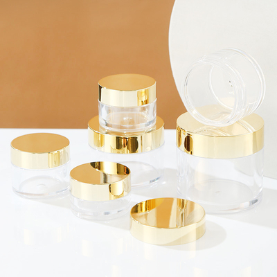 Bottine cosmetiche in plastica trasparente personalizzate per prodotti di bellezza