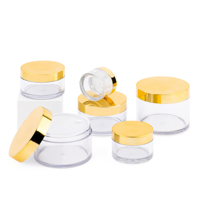 Fabbricazione a misura di una superficie liscia, vasetti cosmetici di varie capacità, guarnizioni sensibili alla pressione