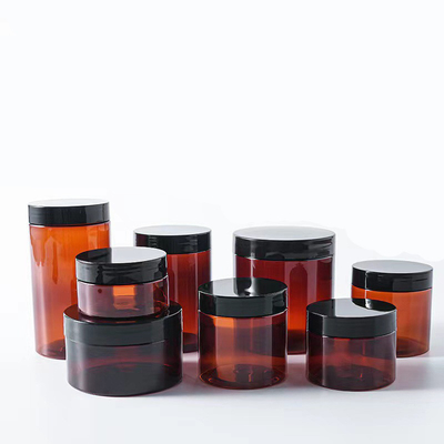 Logo personalizzato stampato vaso cosmetico liscio con guarnizione di sigillamento