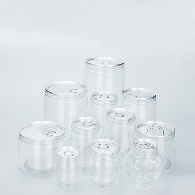 Varietà di dimensioni Vaso cosmetico a superficie liscia con guarnizione sensibile alla pressione