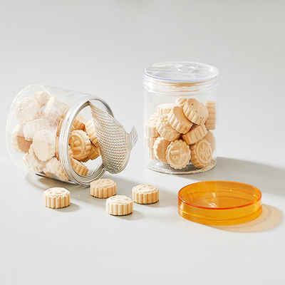 Elegant Plastic Cosmetic Jar Set Stampa personalizzata varie dimensioni per prodotti di bellezza