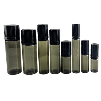 Bottiglie per gocciolante liquido in PET da 10 ml a 100 ml Stampa a schermo con logo personalizzato Forma rotonda