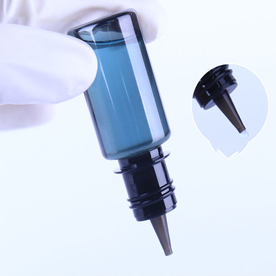 Bottiglie per gocciolante liquido in PET da 10 ml a 100 ml Stampa a schermo con logo personalizzato Forma rotonda