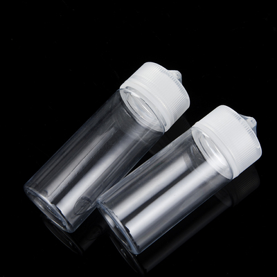 Bottiglie con logo personalizzato per liquidi e bottiglie liquide con tappo a vite trasparente contenitore di succo di vape