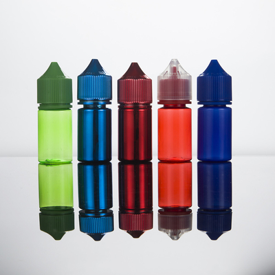 Bottiglie per gocciolante liquido in PET personalizzabili da 10 ml a 100 ml con tappo a vite a prova di bambino