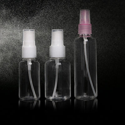 Bottiglie di spray PET trasparenti con stile classico arrotondato