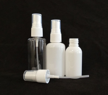 Bottiglie di spray PET trasparenti con stile classico arrotondato