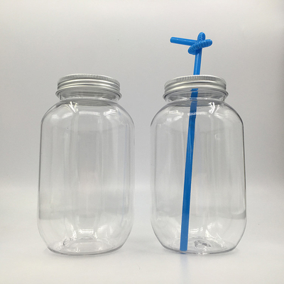 Bottiglie di tè al latte a prova di perdite 120 ml 250 ml 350 ml 500 ml Bottiglie rotonde quadrate chiare con vite sul coperchio