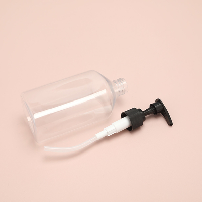 Bottiglie di lozione di 250 ml, 300 ml e 500 ml senza petrolio e trasparenti con tappo elettroplato UV