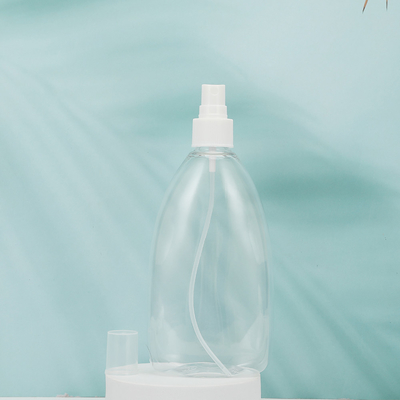 Bottiglie di lozione PMMA rotonde chiare 250 ml 300 ml 500 ml Campione fornito Bianco/Sottodivisione del Cliente