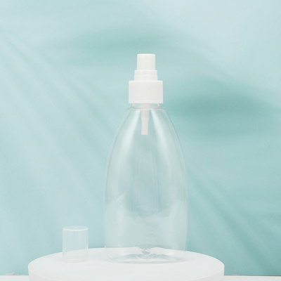 Bottiglie di lozione PMMA rotonde chiare 250 ml 300 ml 500 ml Campione fornito Bianco/Sottodivisione del Cliente