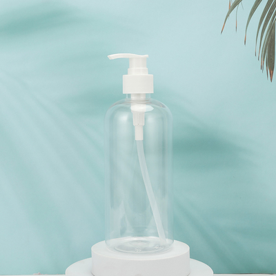 Bottiglie di lozione in plastica con colletto in PET con stampo e superficie di etichettatura personalizzabili