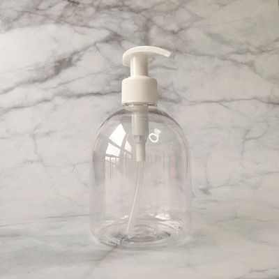 Bottiglia di pompa di shampoo PETG rotonda da 118 mm per cosmetici