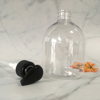 Bottiglia di pompa di shampoo PETG rotonda da 118 mm per cosmetici