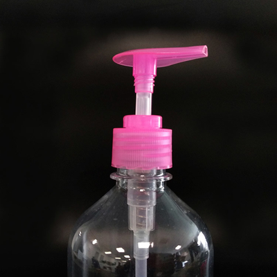 Spruzzatura liquidi ugello contenitore di spremitura con pompa di spruzzatura innesco colore chiaro